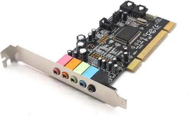Alt view image 4 of 7 - Classic PCI Sound Card 5.1CH CMI8738 Chipset Audio Digital Sound Card Desktop Stereo Surround PCI Sound Audio Card