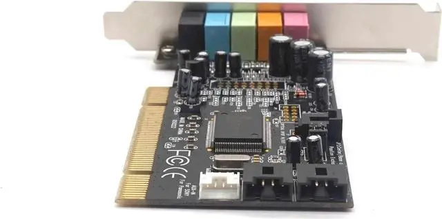 Alt view image 7 of 7 - Classic PCI Sound Card 5.1CH CMI8738 Chipset Audio Digital Sound Card Desktop Stereo Surround PCI Sound Audio Card