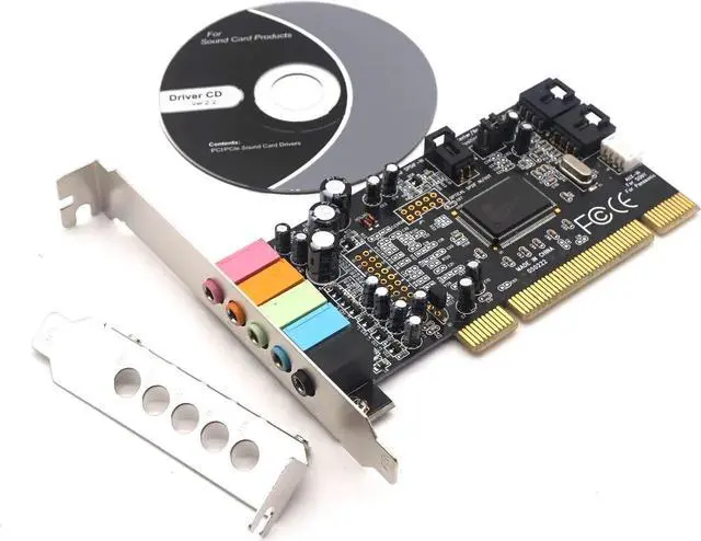 Main image of Classic PCI Sound Card 5.1CH CMI8738 Chipset Audio Digital Sound Card Desktop Stereo Surround PCI Sound Audio Card
