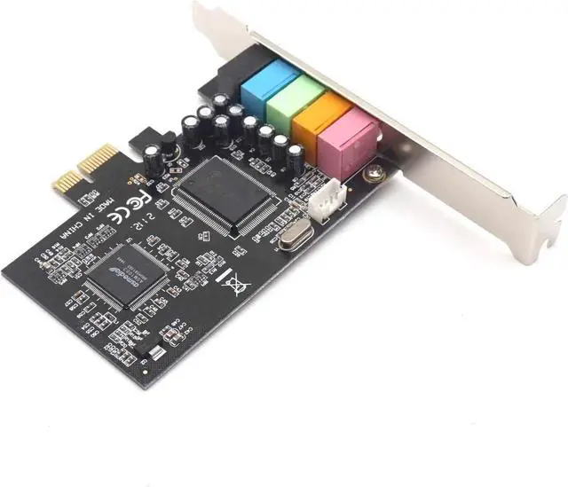 Alt view image 2 of 6 - PCIE PCI-Express Sound Card 5.1CH 5.1 Channel CMI8738 Chipset Audio Interface PCI-E 5.1 Stereo Digital Card Desktop Soundcard