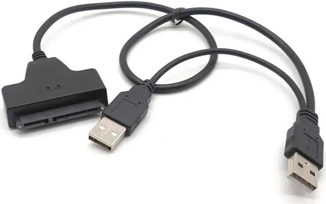 Alt view image 4 of 7 - USB 2.0 480Mbps SATA 7+15Pin To USB 2.0 Adapter Cable For 2.5 HDD Laptop Hard Disk Driver