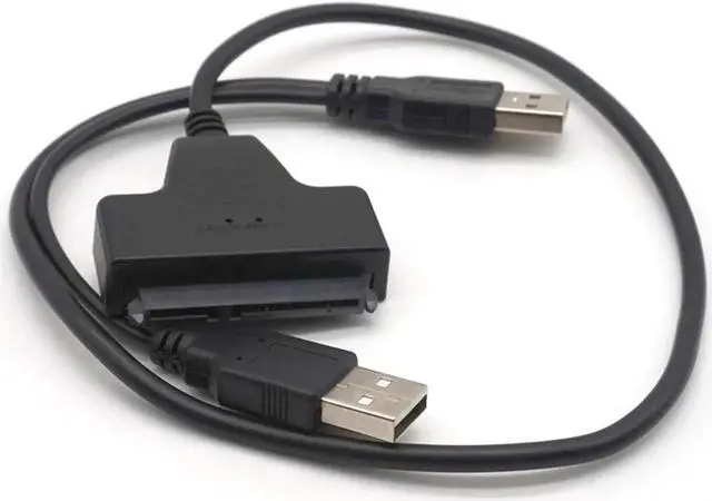 Alt view image 3 of 7 - USB 2.0 480Mbps SATA 7+15Pin To USB 2.0 Adapter Cable For 2.5 HDD Laptop Hard Disk Driver