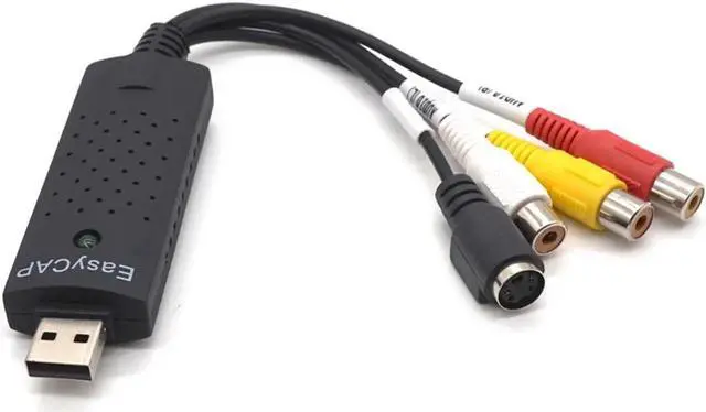 Alt view image 4 of 7 - Easycap USB 2.0 Video Capture TV DVD VHS Video DVR Capture Adapter Card with Audio Support Win7/8/Vista for Computer/CCTV Camera