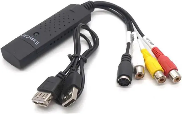 Alt view image 6 of 7 - Easycap USB 2.0 Video Capture TV DVD VHS Video DVR Capture Adapter Card with Audio Support Win7/8/Vista for Computer/CCTV Camera