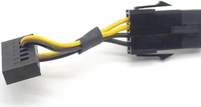 Alt view image 6 of 7 - 15 Pin SATA Cable Male to 4-Port Cooler Cooling Fan 3 Pin Socket 12V Power Supply Cable CORD 22AWG Wire for PC DIY