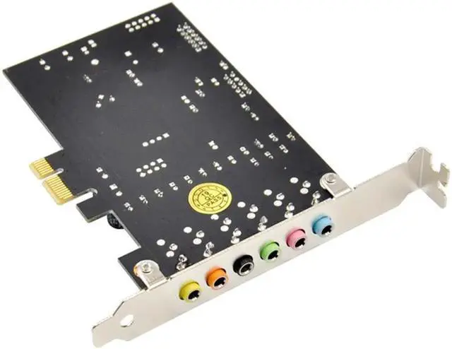 Alt view image 6 of 7 - PCIE 7.1CH Sound Card Stereo Surround Sound PCI-E Built-In 7.1 Channel Audio Audio System CM8828
