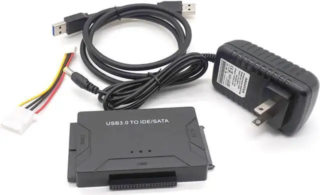 Main image of 3 in 1 USB 3.0 to SATA IDE PATA Adapter USB3.0 Data Transfer Converter for PC Laptop 2.5/3.5/5.25 Hard Disk Drive HDD SSD