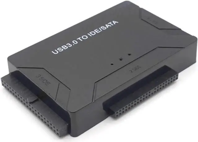Alt view image 3 of 6 - 3 in 1 USB 3.0 to SATA IDE PATA Adapter USB3.0 Data Transfer Converter for PC Laptop 2.5/3.5/5.25 Hard Disk Drive HDD SSD