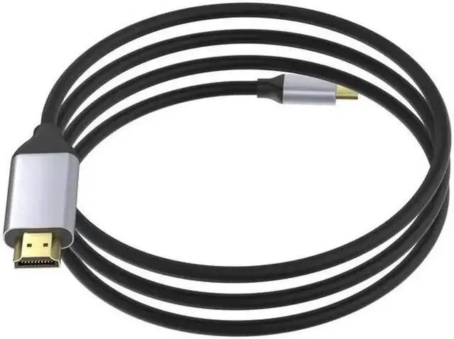 Alt view image 5 of 7 - Type C To HDMI USB 3.1 To HDMI Compatible Adapter Cable Type C To HDTV 30Hz 4K USB C Cable Extend Adapter For MacBook PC Monitor