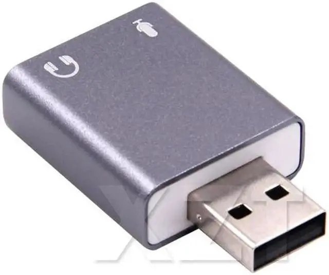Alt view image 5 of 7 - External USB Sound Card Ultra-portable HIFI Magic Voice 7.1CH Microphone-in Audio-out port Free Drive Plug Sound Card