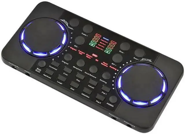 Alt view image 6 of 7 - V300 PRO Sound Card 10 Sound Effects Bluetooth Noise Reduction mixers Headset mic Voice Control for Phone PC