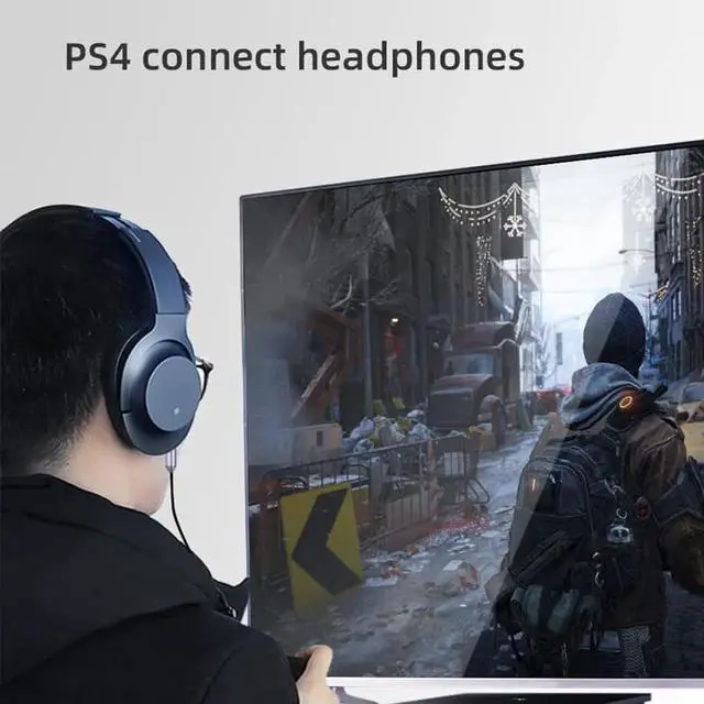 Alt view image 6 of 7 - 2 in 1 USB Sound Card Portable External 3.5mm Microphone Audio Adapter for PC Laptop PS4/5 Earphone Speaker Windows Mac