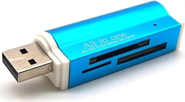 Main image of 2PCS 4 in 1 Micro USB 2.0 Memory Card Reader usb Adapter for Micro SD card TF M2 MMC MS PRO DUO Card Reader