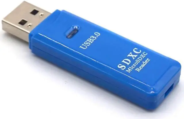 Alt view image 7 of 7 - 2 IN 1 Card Reader USB 3.0 Micro SD TF Card Memory Reader High Speed Multi-card Writer Adapter Flash Drive Laptop