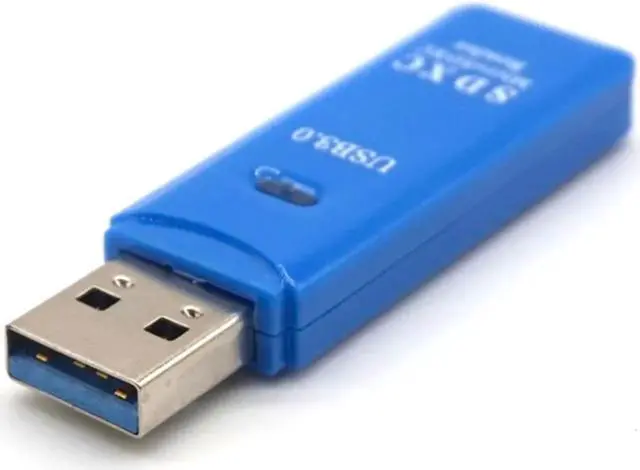 Alt view image 2 of 7 - 2 IN 1 Card Reader USB 3.0 Micro SD TF Card Memory Reader High Speed Multi-card Writer Adapter Flash Drive Laptop