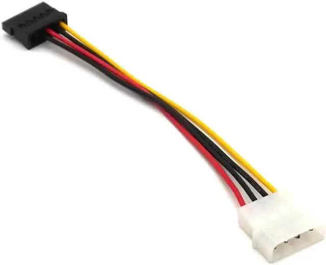 Alt view image 2 of 6 - 10pcs SATA Power Cable IDE to Serial ATA SATA HDD Hard Drive Power Adapter Cable Cord 15 Pin SATA to 4Pin IDE Power for BTC Mining