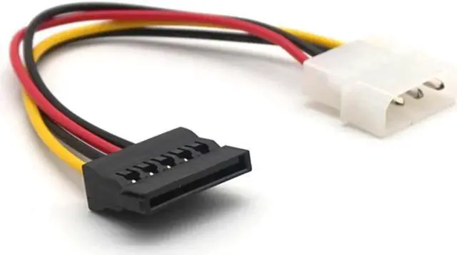 Alt view image 3 of 6 - 10pcs SATA Power Cable IDE to Serial ATA SATA HDD Hard Drive Power Adapter Cable Cord 15 Pin SATA to 4Pin IDE Power for BTC Mining