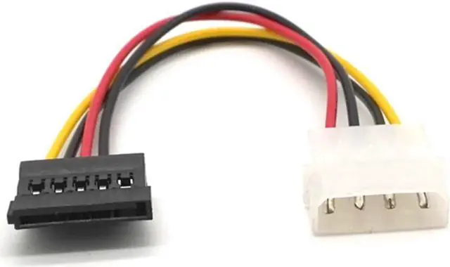 Main image of 10pcs SATA Power Cable IDE to Serial ATA SATA HDD Hard Drive Power Adapter Cable Cord 15 Pin SATA to 4Pin IDE Power for BTC Mining