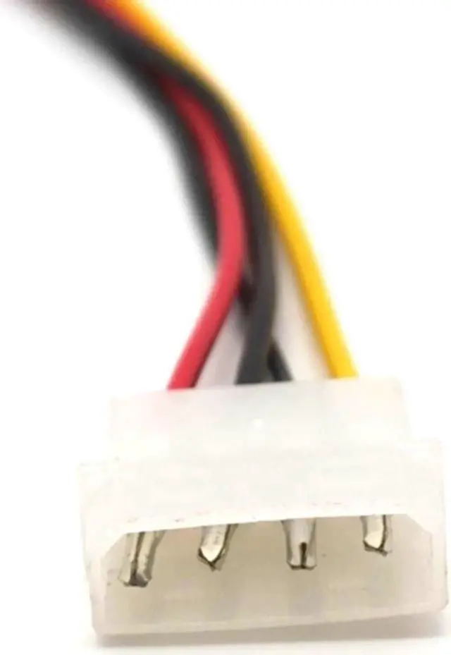 Alt view image 4 of 6 - 10pcs SATA Power Cable IDE to Serial ATA SATA HDD Hard Drive Power Adapter Cable Cord 15 Pin SATA to 4Pin IDE Power for BTC Mining