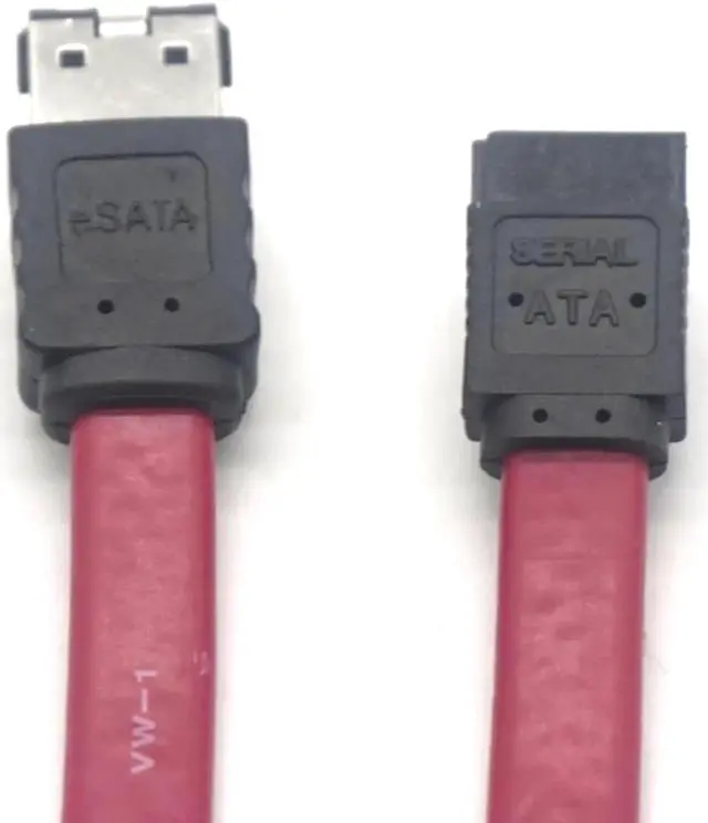Alt view image 5 of 7 - 2PCS eSATA to SATA Cable Serial ATA External SATA Cable Adapter 7 Pin Male Convertidor Adaptor Cable Shielded Cable 0.5M(1.6ft)