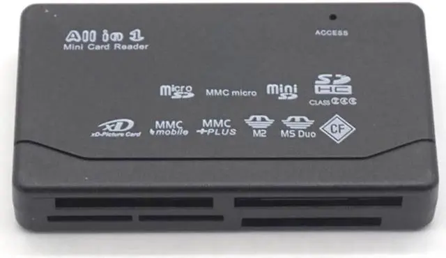 Main image of All In One Memory Card Reader USB External Card Reader SD SDHC Mini Micro M2 MMC XD CF Reader For MP3 Digital Camera