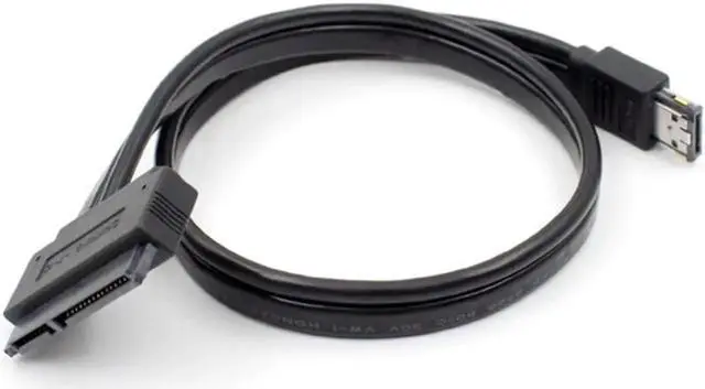 Main image of Dual Power eSATA USB 12V 5V Combo to 22Pin SATA USB Hard Disk Cable 22Pin SATA is (7pin+15Pin) Power Over eSATA connector