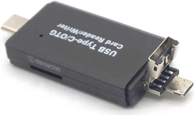 Alt view image 3 of 7 - SD Card Reader USB 2.0 Card Reader Type C Micro TF/SD Cardreader USB Adapter Flash Drive Adapter OTG Computer Card Reader