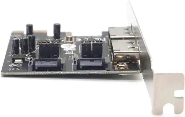 Alt view image 6 of 7 - 2 Port Sata 2 Port Esata 3.0 PCIE Pci-E To SATA ESATA Expansion Card Pcie Adapter Card