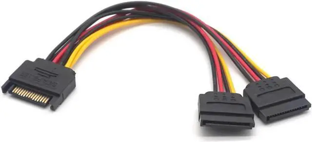 Main image of 5PCS SATA 15Pin Power Cable Male to Female extension Cable Adapter for HDD Hard Drive