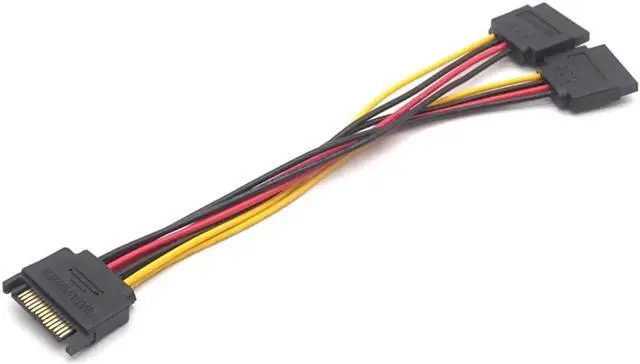 Alt view image 2 of 7 - 5PCS SATA 15Pin Power Cable Male to Female extension Cable Adapter for HDD Hard Drive