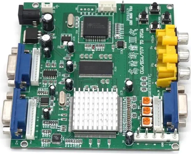 Alt view image 5 of 7 - GBS8220 Arcade Game CGA/YUV/EGA/RGB Signal to VGA HD Video Converter Board (Dual Output) Non-Shielded Protection