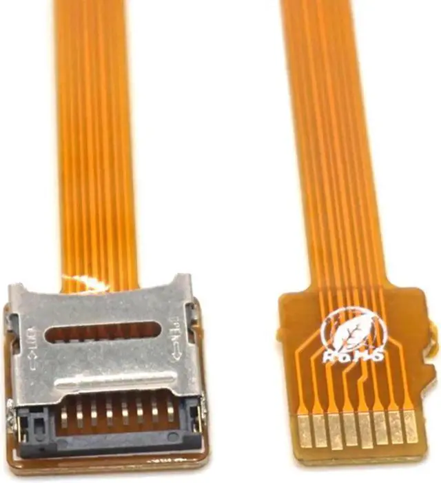 Main image of Micro SD TF Memory Card Kit Male to Female Extension Cable Soft Flat FPC Cable Extender
