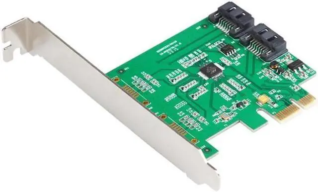 Main image of Marvell 88SE9170 2 Ports SATA 6G PCI Express Controller Card PCI-e to SATA III 3.0 converter PCI low profile bracket SATA3.0