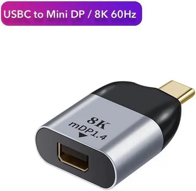 Main image of USB C To DP/Mini DP/VGA/RJ45/HDMI-compatible Adapter USB Type C 8K/4K/1080P Video 1000Mbps Lan Ethernet Converter for Macbook White
