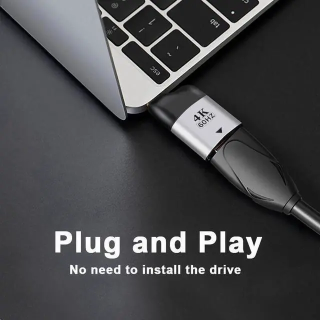 Alt view image 4 of 7 - USB C To DP/Mini DP/VGA/RJ45/HDMI-compatible Adapter USB Type C 8K/4K/1080P Video 1000Mbps Lan Ethernet Converter for Macbook