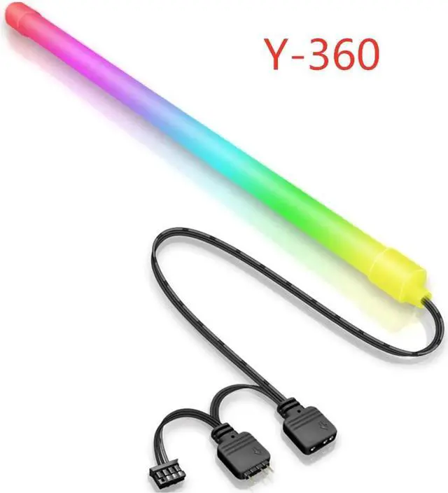 Main image of 26 Beads LED Strip Computer Chassis Silicone Light Bar 5V 3PIN ARGB Aura SYNC Light Strip PC Case DIY Decoration