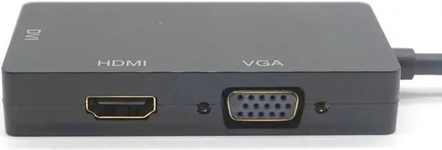 Alt view image 4 of 7 - 3 in 1 DisplayPort DP To HDMI DVI VGA Adapter Cable 1080P Display Port Converter Connector For PC Projector Laptop HDTV