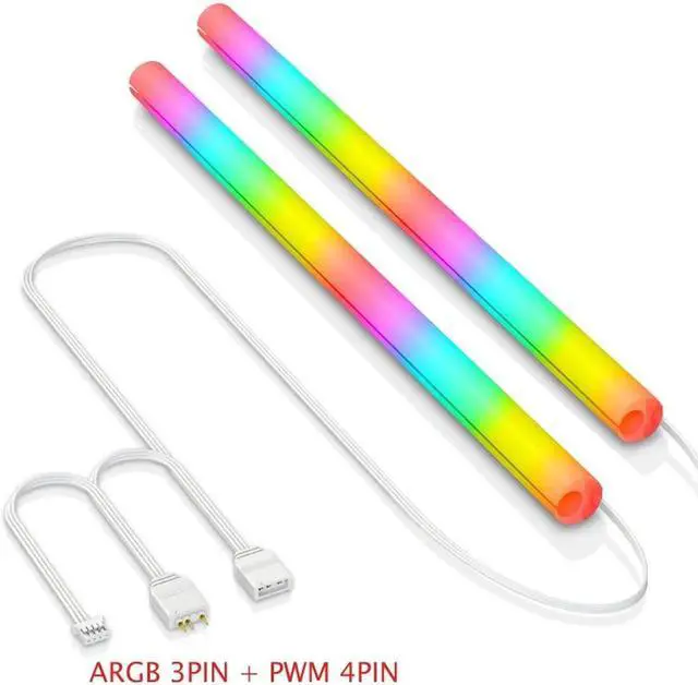 Main image of Hose Pipe Aura Sync Luminous Sleeve Silicone Water Cooling Raditor Tube 5V 3PIN ARGB 4PIN Computer Case Decoration