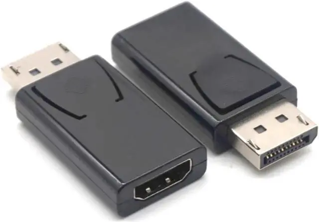 Alt view image 7 of 7 - Display Port DP Male To HDMI Female Adapter Black High Quality Dp To Hdmi Converter For HDTV PC