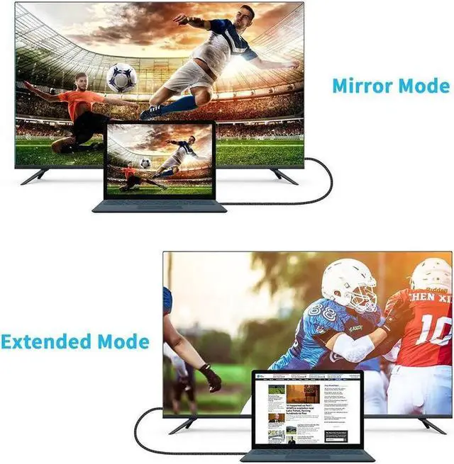 Alt view image 2 of 7 - Thunderbolt 3 USB C to Displayport 1.4 cable 8K 4K 144Hz 2K 165Hz USB 3.1 Type C to DP cable