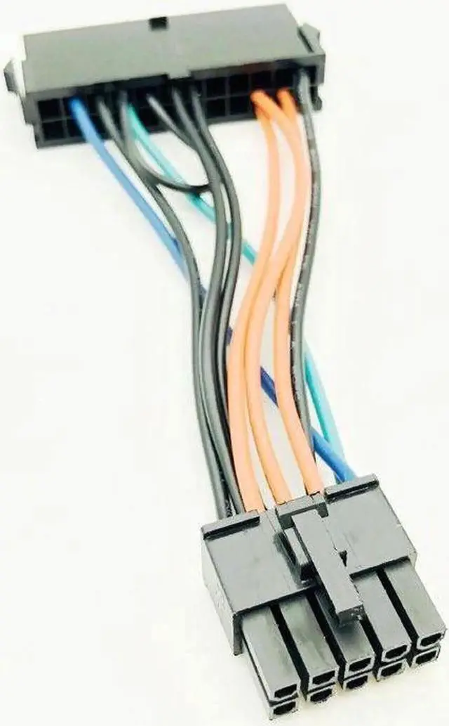 Alt view image 5 of 7 - Computer Cables Connector ATX 24Pin Female to 10Pin Male Adapter Power Supply Cable Cord