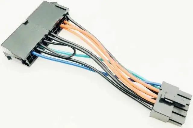 Alt view image 2 of 7 - Computer Cables Connector ATX 24Pin Female to 10Pin Male Adapter Power Supply Cable Cord