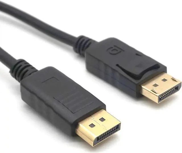 Alt view image 4 of 7 - Displayport Cable DP to DP Cable Computer TV Adapter Display port Connector for PC Macbook HDTV Projector 5.9ft 1.8M