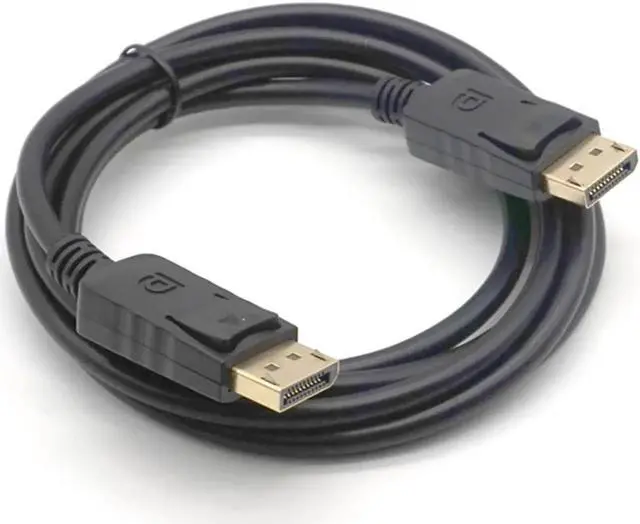 Alt view image 2 of 7 - Displayport Cable DP to DP Cable Computer TV Adapter Display port Connector for PC Macbook HDTV Projector 5.9ft 1.8M