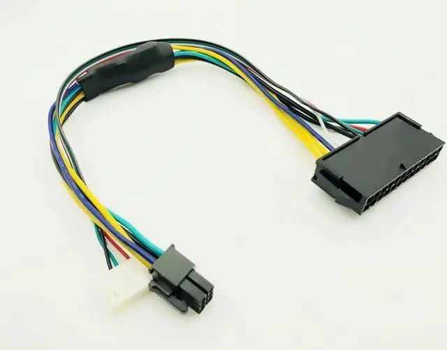 Alt view image 4 of 7 - ATX 24pin to Motherboard 2-ports 6pin Adapter PSU Power Supply Cable Cord for Z220 Z230 SFF Mainboard Server 30cm