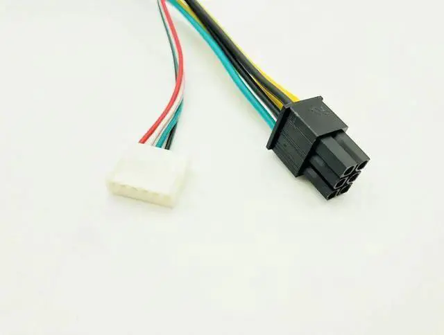 Alt view image 5 of 7 - ATX 24pin to Motherboard 2-ports 6pin Adapter PSU Power Supply Cable Cord for Z220 Z230 SFF Mainboard Server 30cm