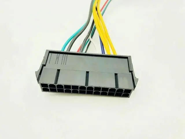 Alt view image 7 of 7 - ATX 24pin to Motherboard 2-ports 6pin Adapter PSU Power Supply Cable Cord for Z220 Z230 SFF Mainboard Server 30cm