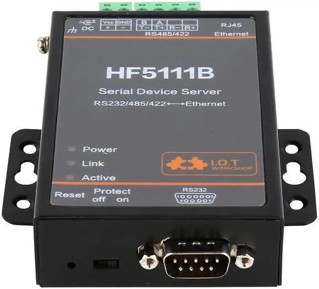 Alt view image 3 of 5 - Industrial RJ45 RS232/485/422 Serial to Ethernet RTOS Serial 1 Port Server Converter Device HF-5111B
Be the first to review this product...