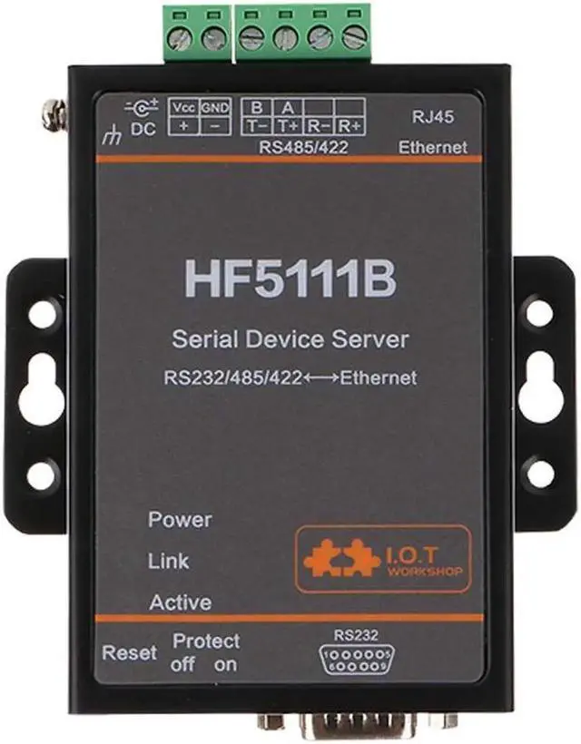 Main image of Industrial RJ45 RS232/485/422 Serial to Ethernet RTOS Serial 1 Port Server Converter Device HF-5111B
Be the first to review this product...