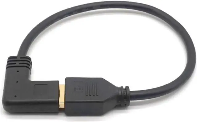Alt view image 4 of 7 - 4K DP Extension Cable DisplayPort Male to Female Right Left Up Down Angle 90 Degree Extension Cable